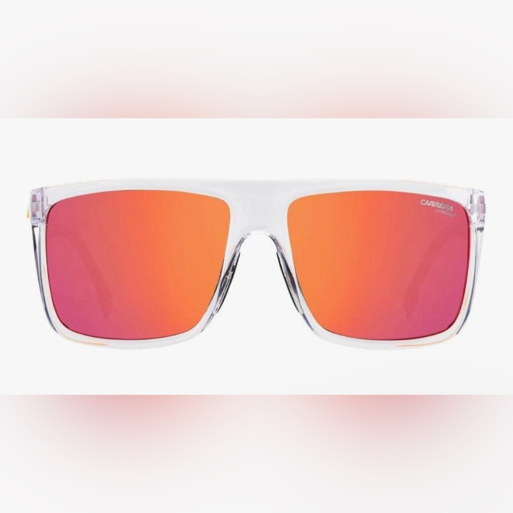 Carrera Sunglasses Orange Translucent Clear CA8055S 58mm NEW